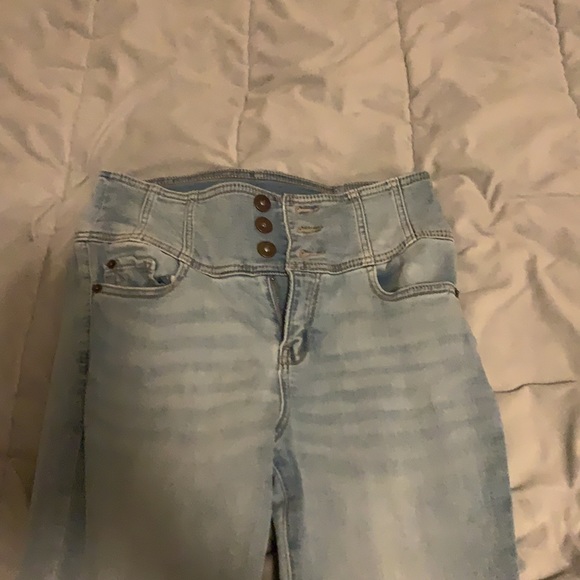 no boundaries high rise skinny blue jean size 13 - Picture 2 of 3